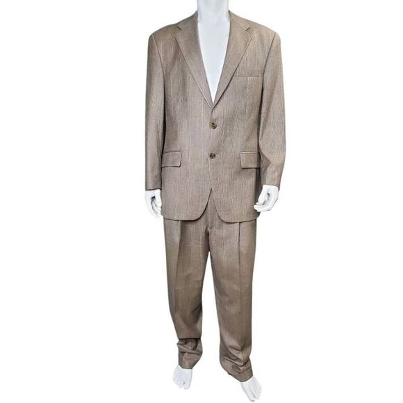 Chaps Ralph Lauren 1O0% Wool Suit Jacket Blazer - Size 42R Made for Macy's - Picture 1 of 16